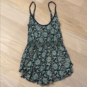 Ecote Floral Print Romper